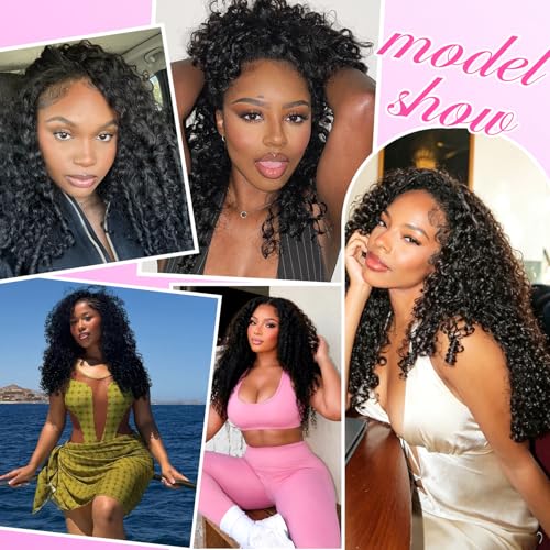 Trilumity 13X6 Hd Transparent Burmese Curly Human Hair - Natural Black Hair Replacement Wig