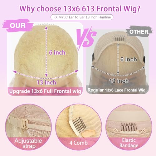 Trilumity 613 13X6 Hd Transparent Body Wave Human Hair - Natural Black Hair Replacement Wig