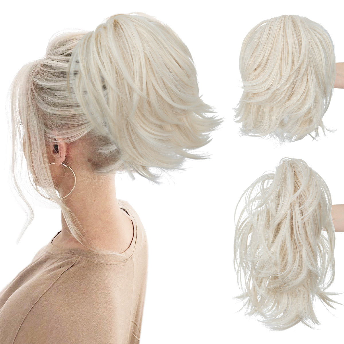 Trilumity Curly Ponytail in 1B, additional product photo 5