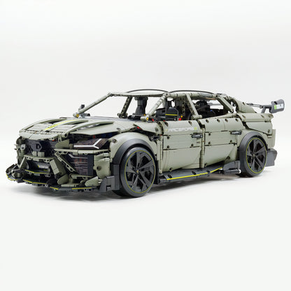Trilumity Motorized Building Block Set: 1:8 The Ultimate Italian Super Suv | Remote Controlled | Grey Plating Limited Edition- 3223Piece