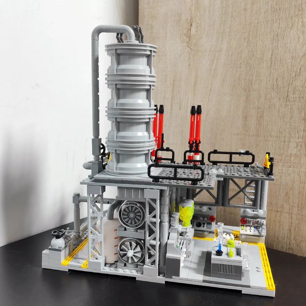 JieStar MOC Building Block Set: Experts MOC City Chemical Plant, Model JJ9015
