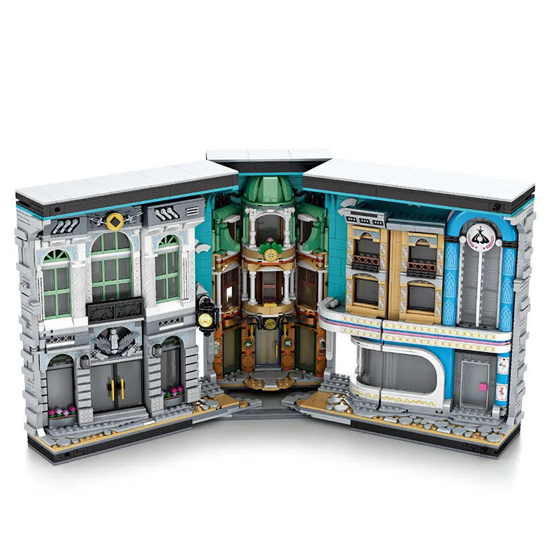 Reobrix Building Block Set: Harry Potter Streetscape Book of Architecture, Model RE66032