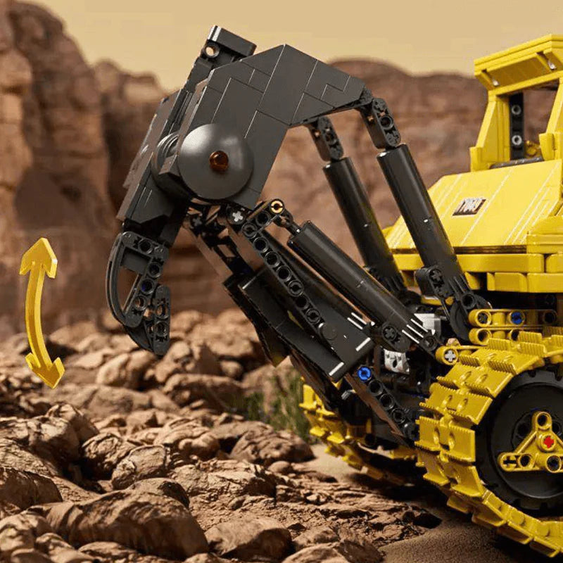 Trilumity The RC Bulldozer Building Block Set, Remote Control, 3,567-Piece