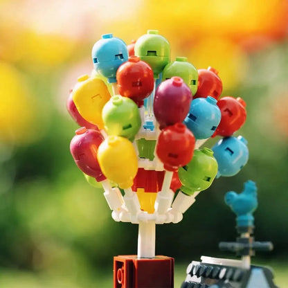 MOC Building Block Set: Up Balloon House, Model 8002 / 87038