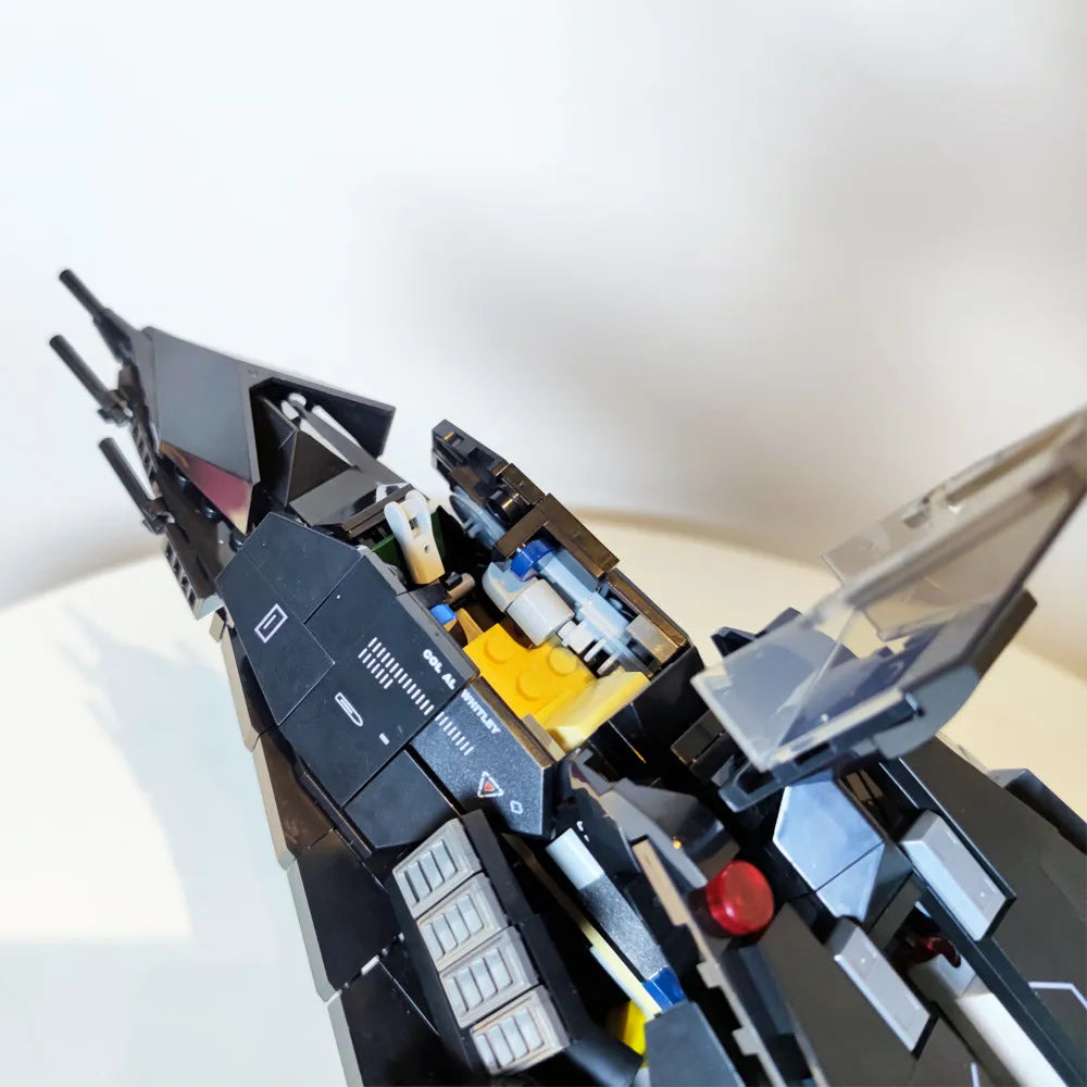JieStar MOC Building Block Set: Stealth Aircraft F-117A Nighthawk, Model 58058