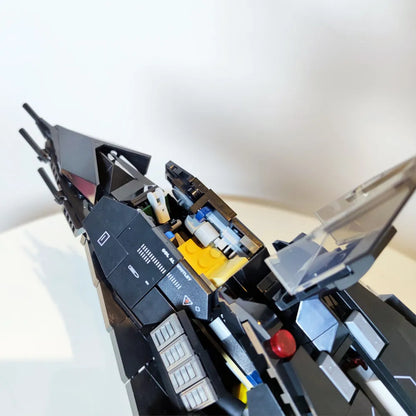 JieStar MOC Building Block Set: Stealth Aircraft F-117A Nighthawk, Model 58058