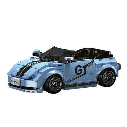 Mould King Building Block Set: Mini V Beetle Speed Champions Car, Model K27047