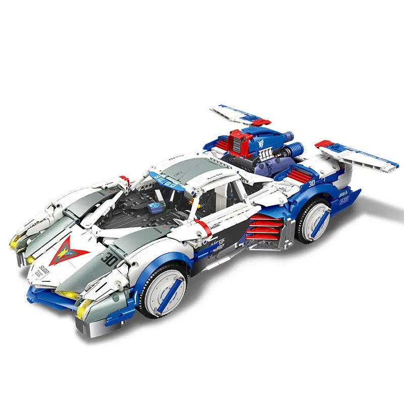 JieStar MOC Motorized Building Block Set: SUGO Asurada GSX Sports Car, Model 92033