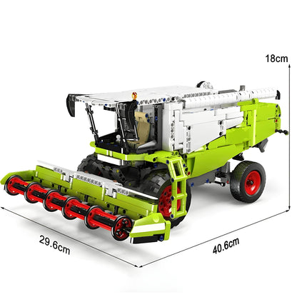 Trilumity Combine Harvester Building Block Set, Remote Control, 1,268-Piece