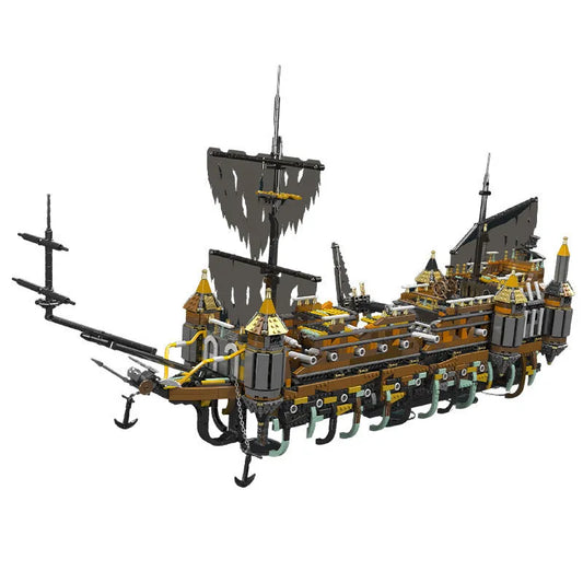 Mould King MOC Building Block Set: Pirates of Caribbean MOC Silent Mary, Model MK13188