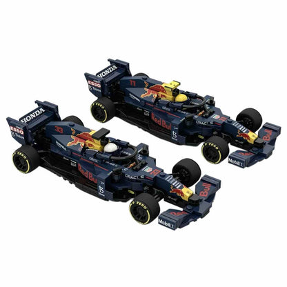 Trilumity Building Block Set: 1:24 Red Bull Rb16b F1 Car | Includes a Complete Set of Stickers (255Piece)