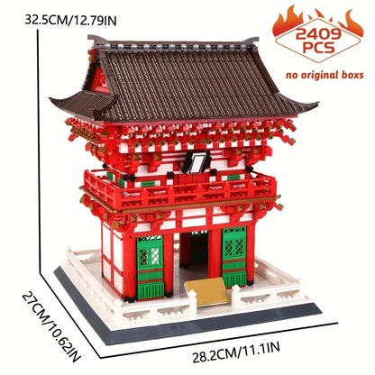 Wange MOC Building Block Set: Japanese City Temple, Model 6212