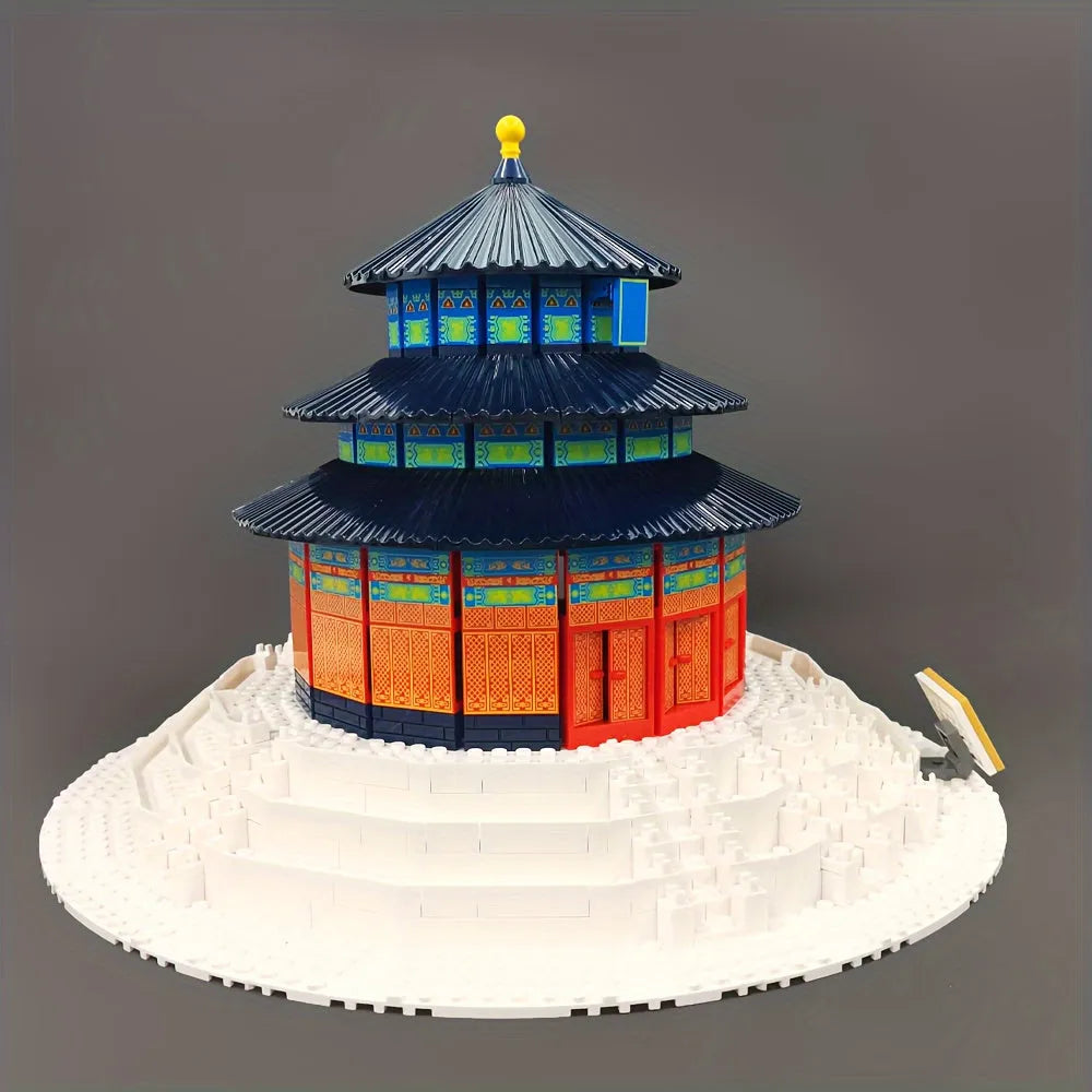 Wange MOC Building Block Set: Temple Of Heaven, Model 5222