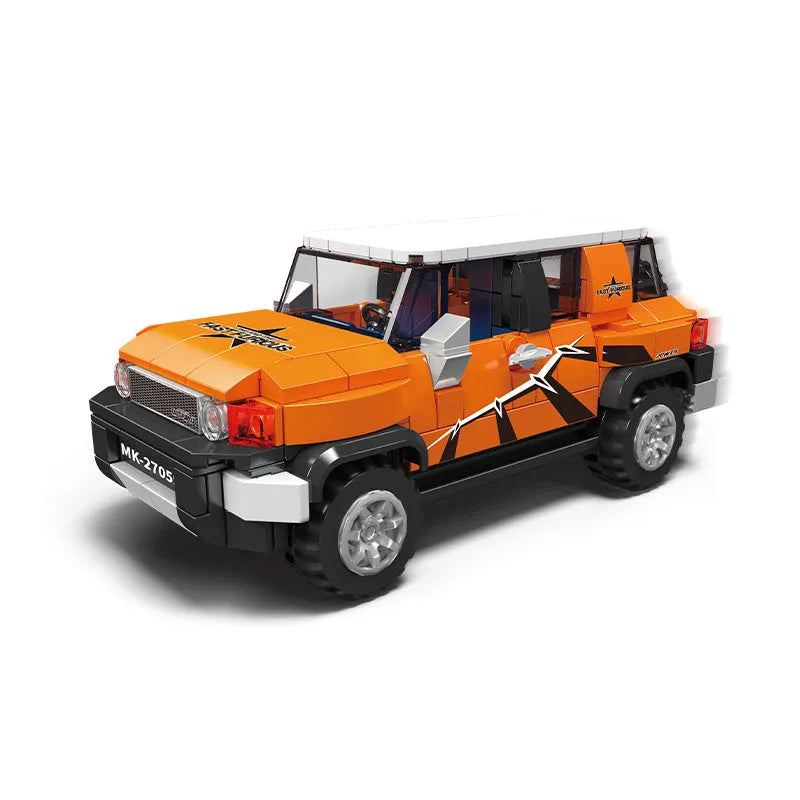 Mould King Building Block Set: Mini FJ Cruiser Speed Car Champions, Model K27059