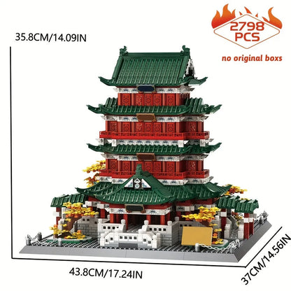 Wange Building Block Set: Famous Pavilion of Prince Teng, Model 7212
