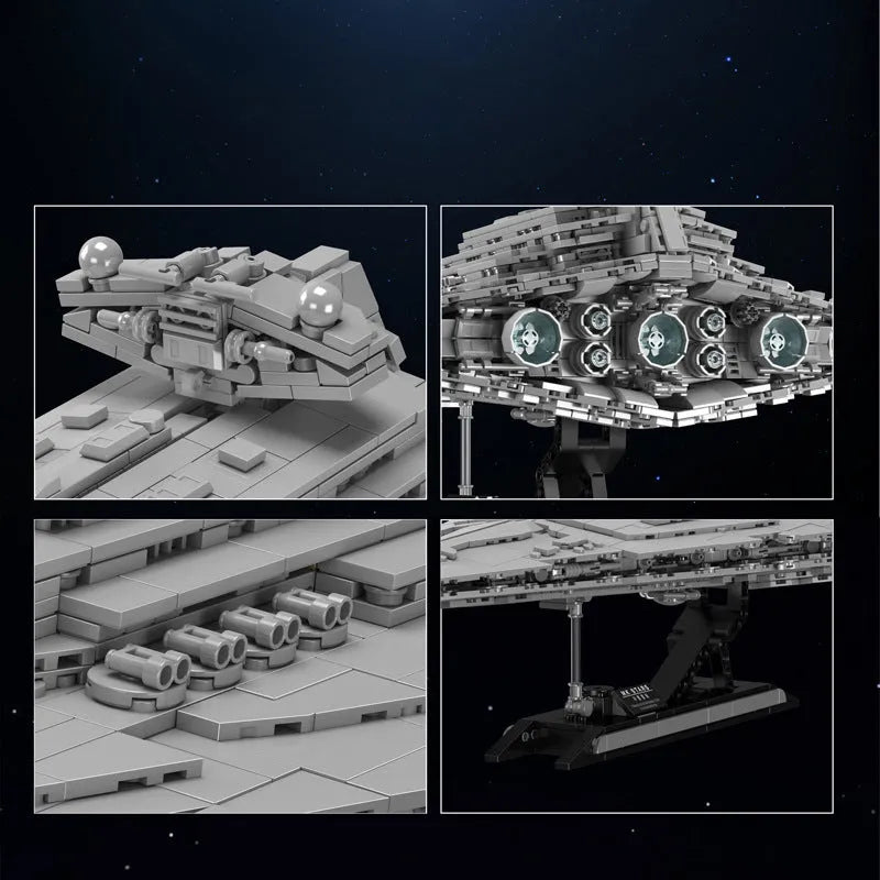 Mould King MOC Building Block Set: Star Wars MOC Imperial Star Destroyer, Model MK21073