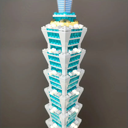 Wange MOC Building Block Set: Taipei 101 Tower, Model 5221