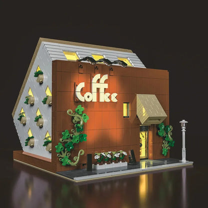 MORK MOC Building Block Set: Upside Down Cafe, Model 10209