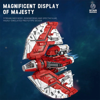 Reobrix MOC Building Block Set: Star Wars MOC UCS T6 Shuttle Spacecraft, Model 99006
