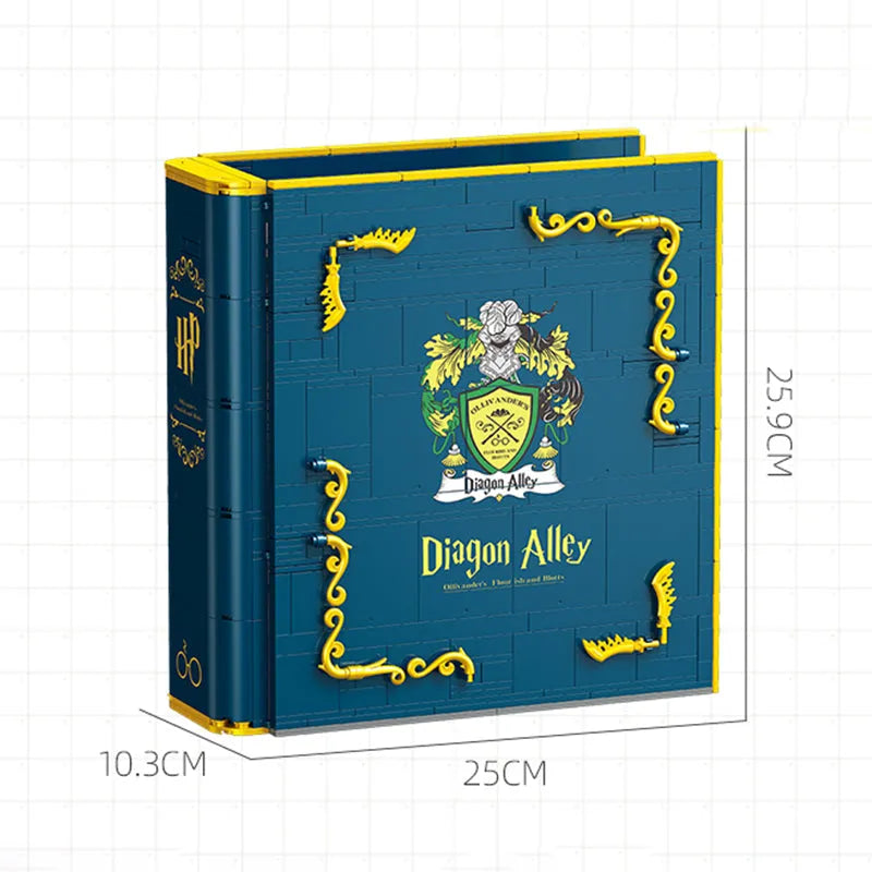 JieStar Building Block Set: Harry Potter Wand Shop Wizard Books, Model JJ9058