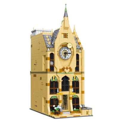 JieStar MOC Building Block Set: Harry Potter MOC Hogwarts Magic Clock Tower, Model JJ9005