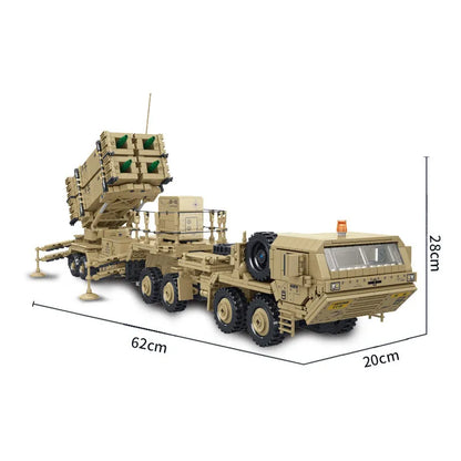Panlos MOC Building Block Set: M983 Missile Truck, Model 628014