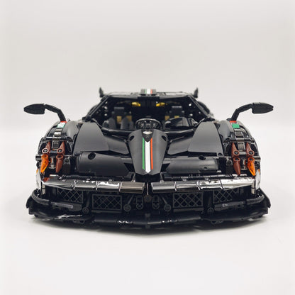 Trilumity Building Block Set: 1: 8 Pagani Huayra Bc Mirror Electroplating Customized Ultimate Edition (4708-Piece)