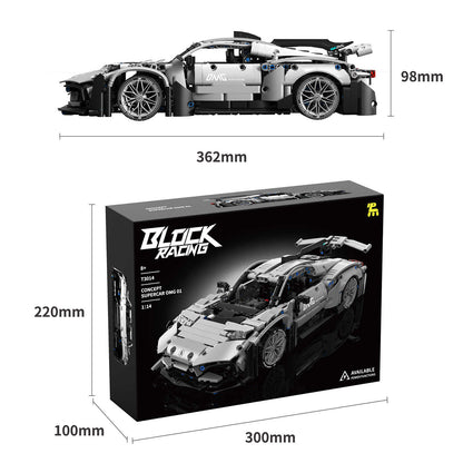 Trilumity Building Block Set: 1:14 Mercedes-Benz AMG One Supercar (1164Piece)