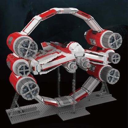 Mould King MOC Building Block Set: Star Wars MOC Interstellar Ring Fighter, Model MK21047