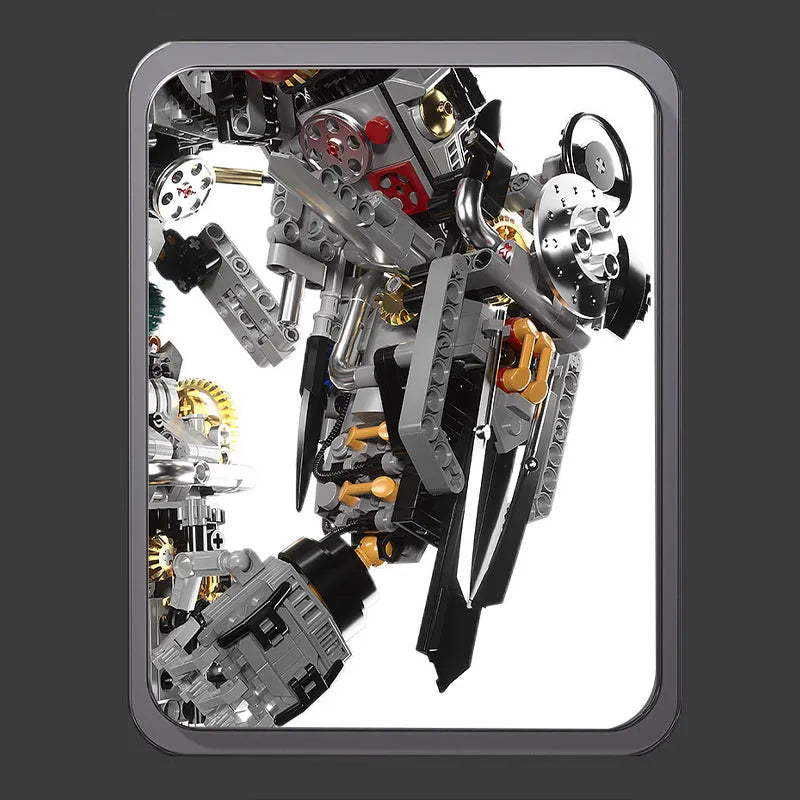 MOC Building Block Set: Mech MOC Metamorphic Bumblebee Robot, Model V5014