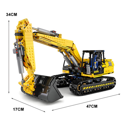 Trilumity Digger Building Block Set, Remote Control, 1,830-Piece