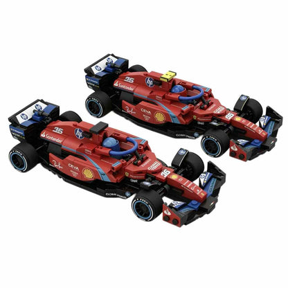 Trilumity Building Block Set: 1:24 Ferrari Sf24 F1 Racing Car | Includes a Complete Set of Stickers (291Piece)