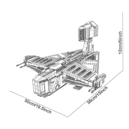 MOC Building Block Set: Star Wars MOC The Justifier Space Shuttle