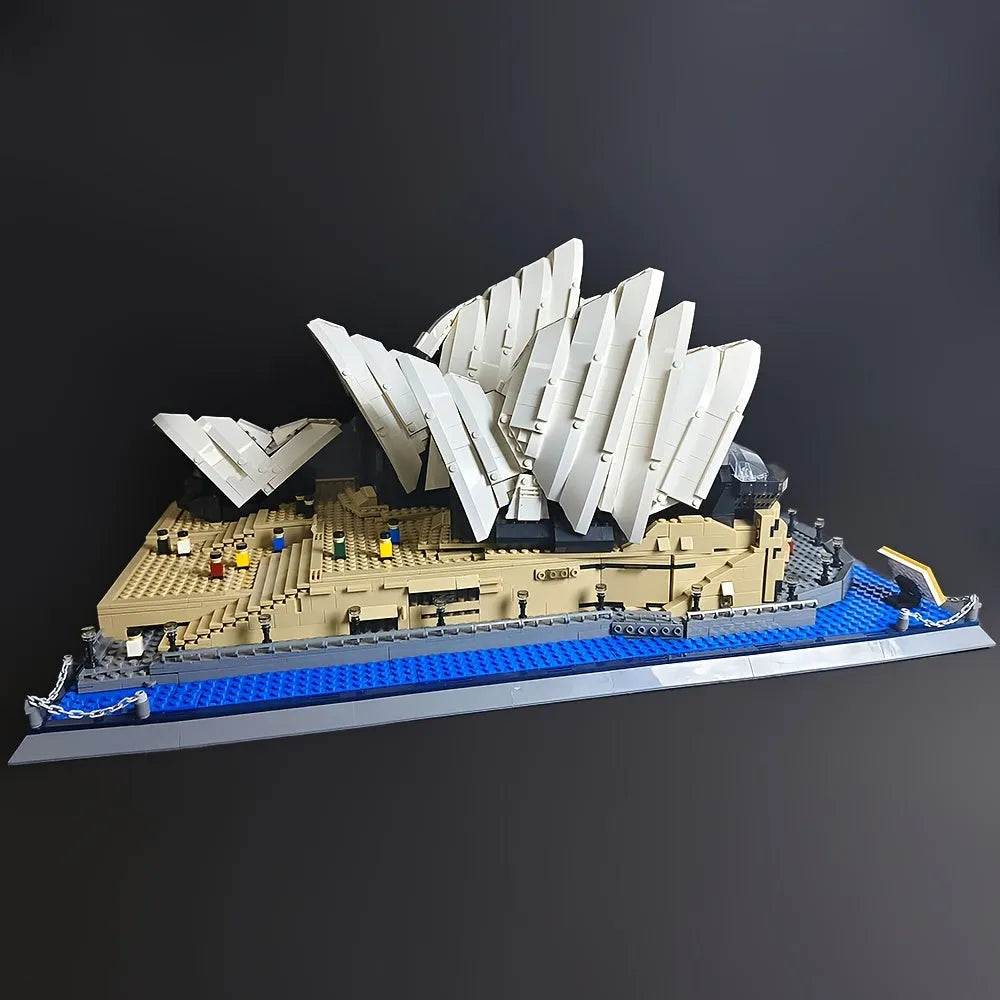 Wange MOC Building Block Set: Famous Sydney Opera House, Model 8210
