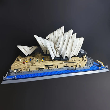 Wange MOC Building Block Set: Famous Sydney Opera House, Model 8210