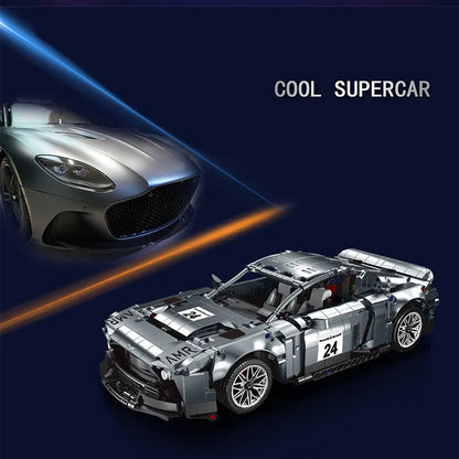 MORK MOC Motorized Building Block Set: Aston Martin Victor Sports Car, Model 023030