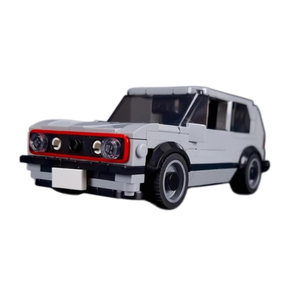 Trilumity Building Block Set: 1:24 Volkswagen Golf Mk2 Gti (324Piece)