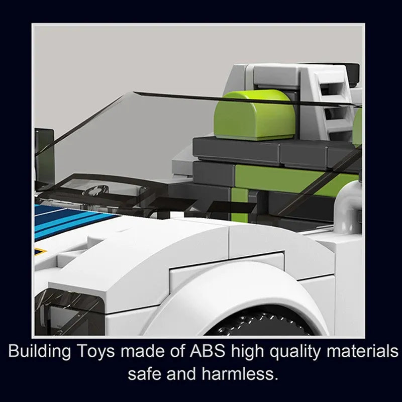 Mould King Building Block Set: Mini Porsche 918 Speed Champions, Model K27044