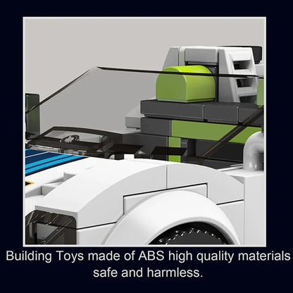 Mould King Building Block Set: Mini Porsche 918 Speed Champions, Model K27044