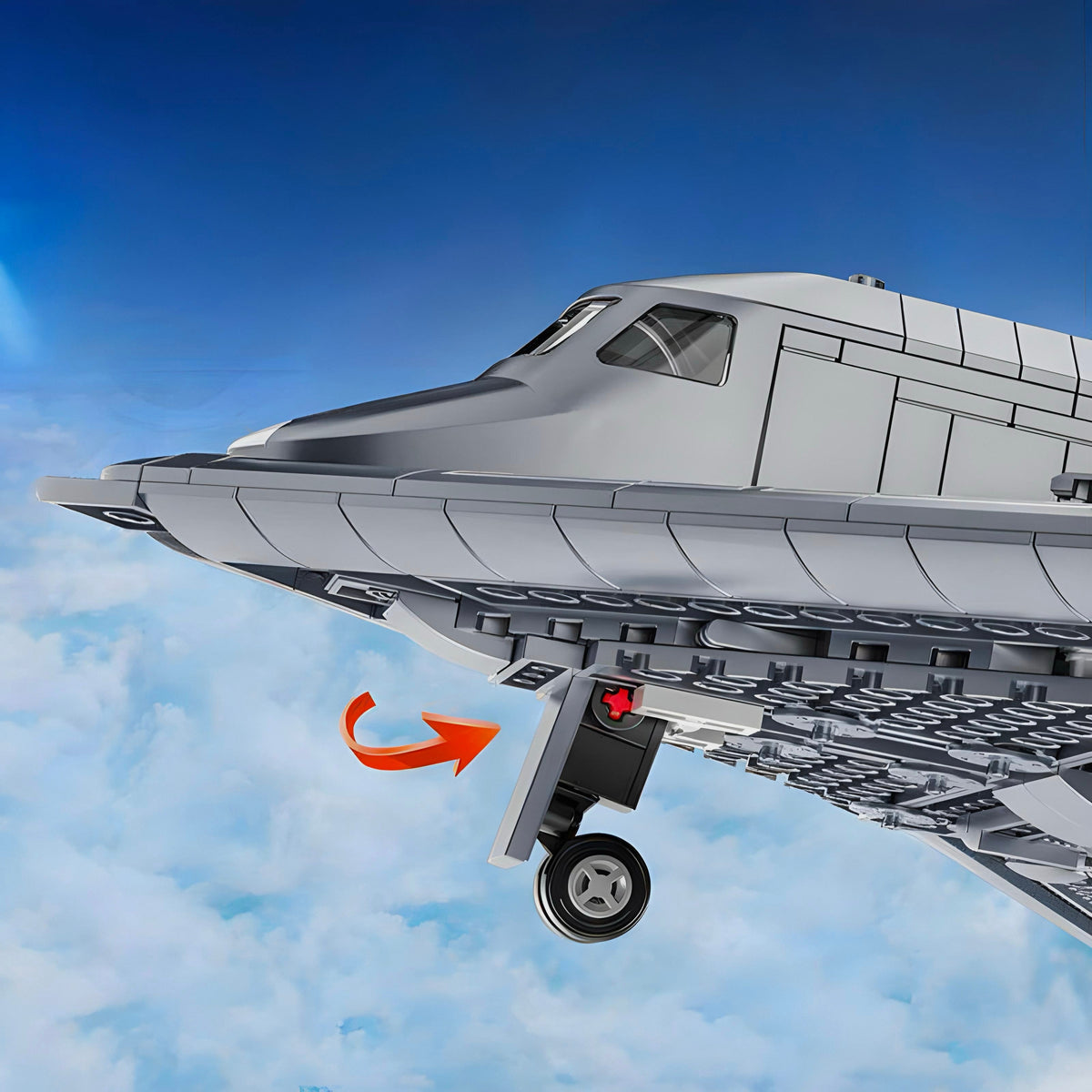 Trilumity H-20 Long Range Bomber Building Block Set, 1,380-Piece