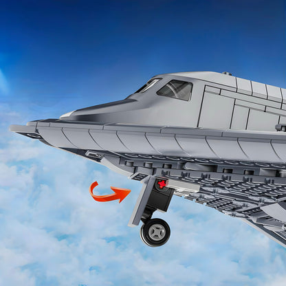 Trilumity H-20 Long Range Bomber Building Block Set, 1,380-Piece