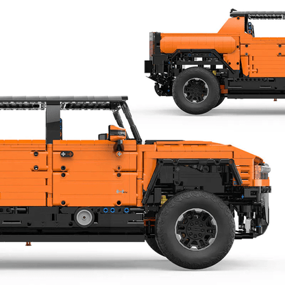 Trilumity Motorized Building Block Set: Remote Controlled Hummer Ev Truck (3756-Piece)