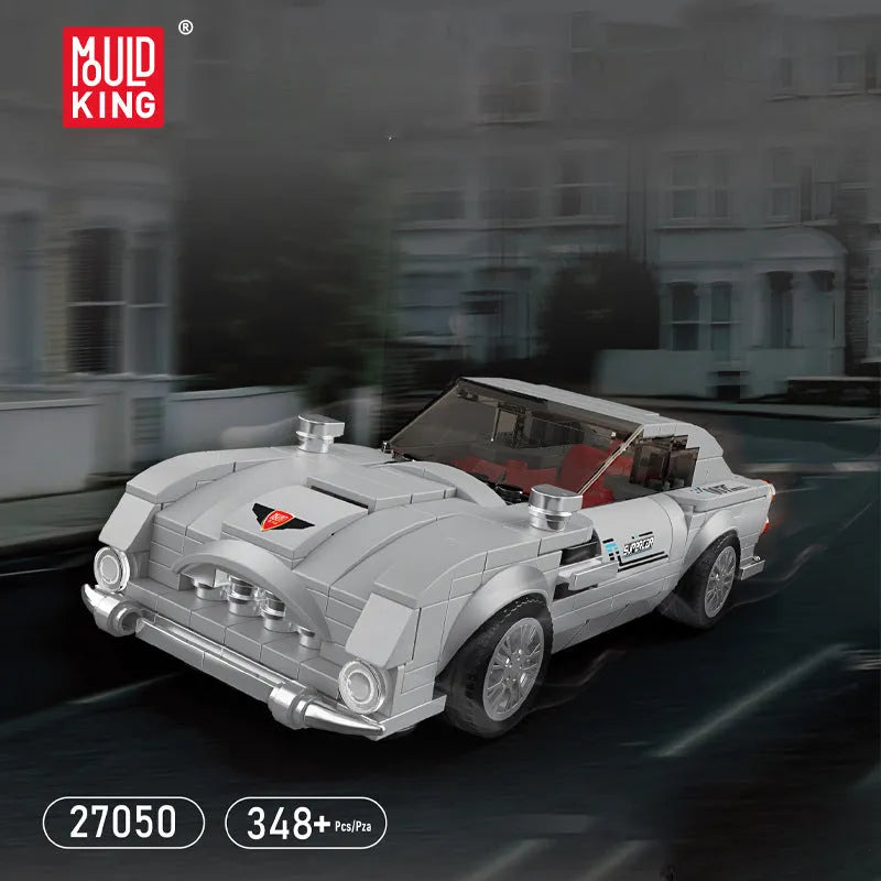 Mould King Building Block Set: Mini Martin 007 Speed Champions Car, Model K27050