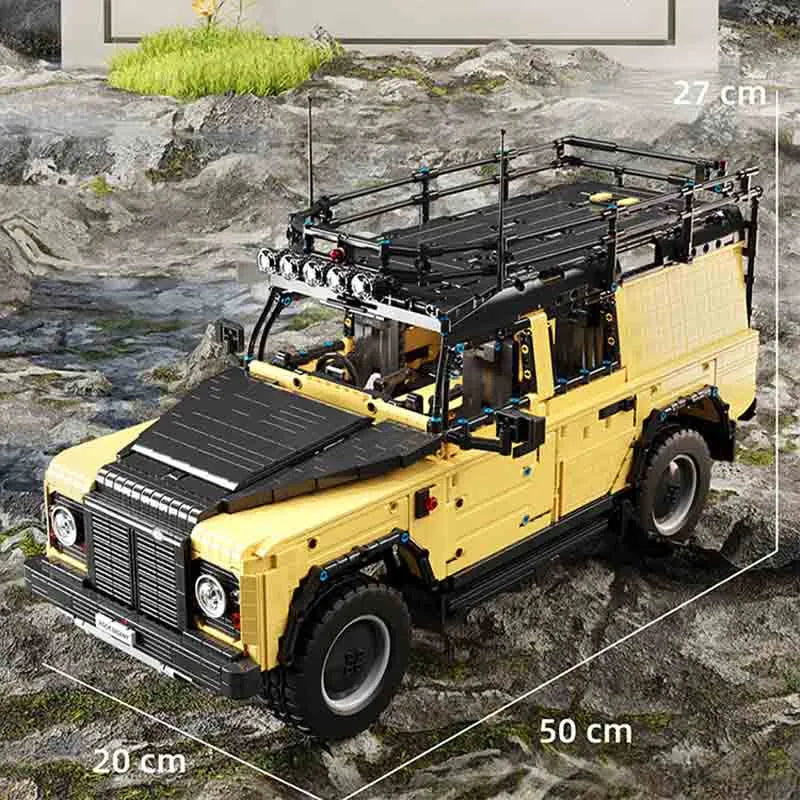 Happy Build MOC Building Block Set: Motorized Off Road Rock Glgan, Model YC23029