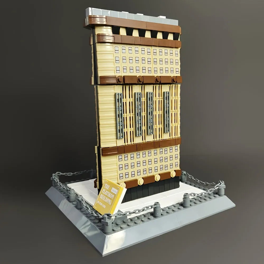 Wange MOC Building Block Set: New York Flatiron 4220