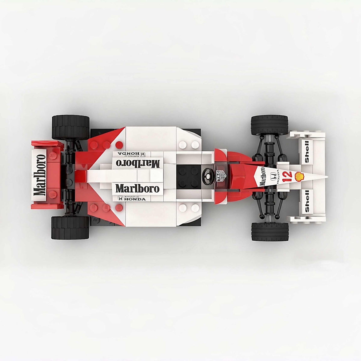 Trilumity MOC Building Block Set: Woking Hypercar Mp4 F1 Car | Includes a complete set of stickers | 198Piece (MOC-59664)