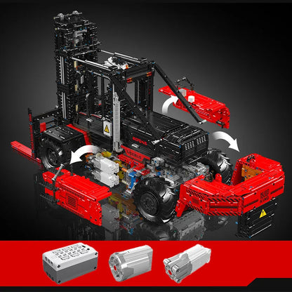 Mould King Building Block Set: Motorized Heavy Duty Forklift Truck, Model K17045