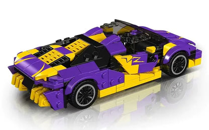 Mould King Building Block Set: Mini Centennial Bull Car Speed Champions, Model K27054