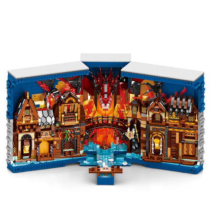 Reobrix MOC Building Block Set: Lord of Rings Movie MOC Hobbit Book, Model RE66035