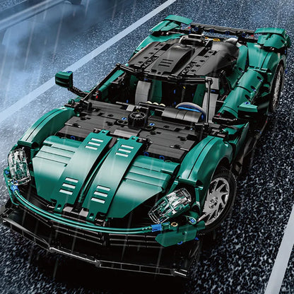 TiaGole MOC Motorized Building Block Set: Aston Martin Super Sports Car, Model T5030